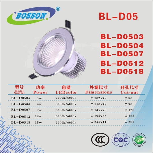BL-D05 Down Light Series